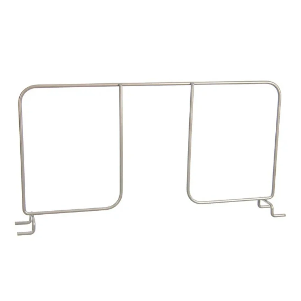 Flexible 16 quot Ventilated Shelf Divider - Nickel Official