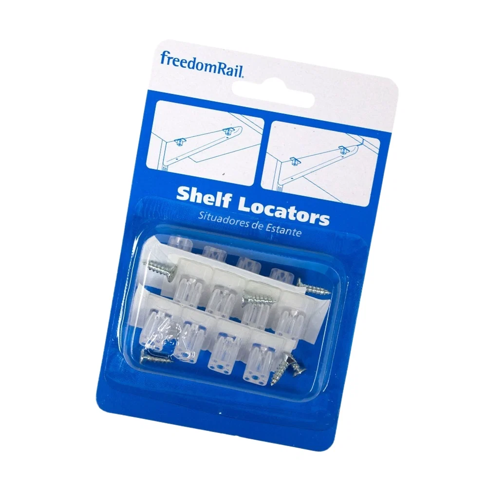 Outstanding Shelf Locators Clear Set of 12 Fast