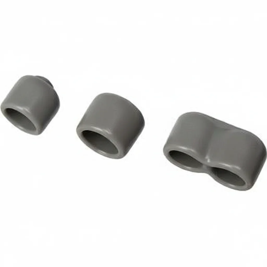 Quality domRail Profile End Caps - Nickel Original Design