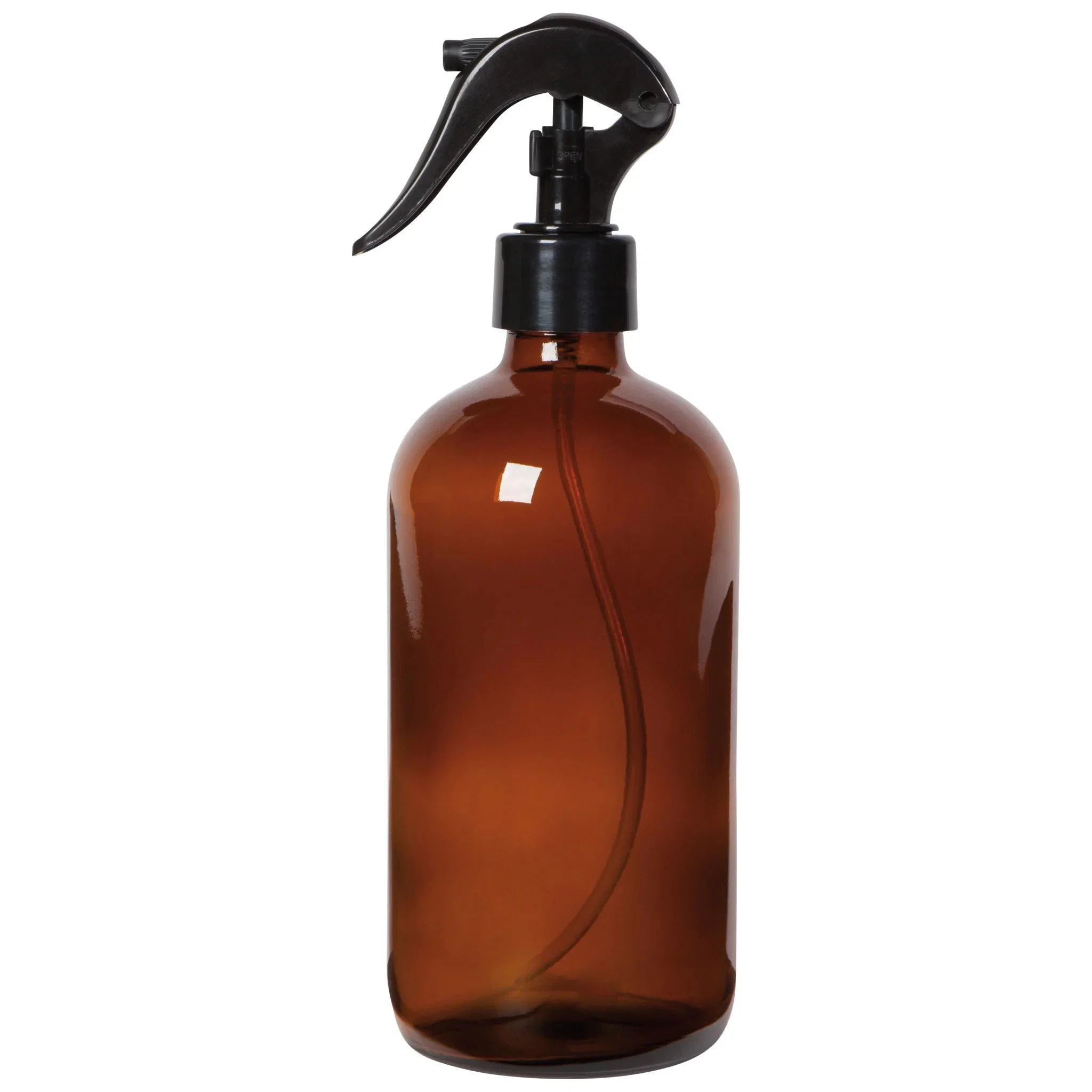 Refined GLASS SPRAY BOTTLE AMBER High-Grade