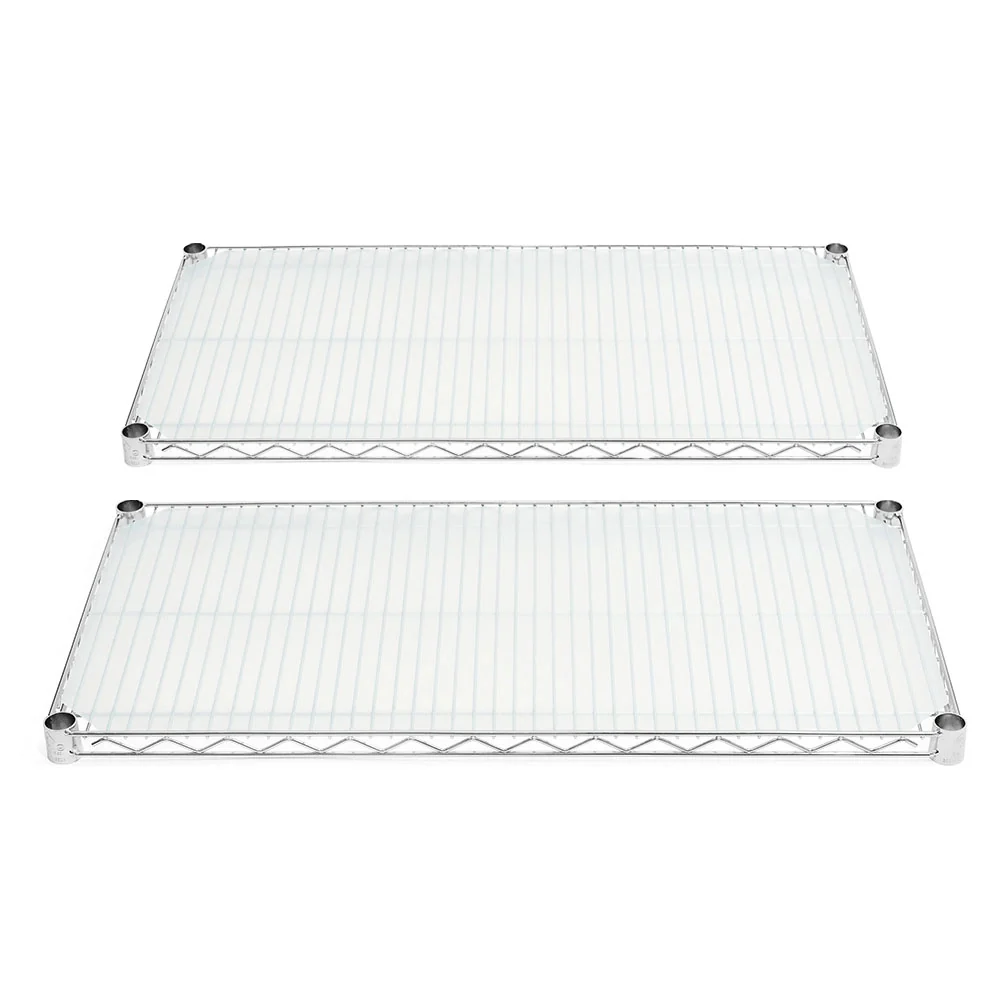 Stylish 8 quot d Translucent Shelf Liners - 2-Pack Fast