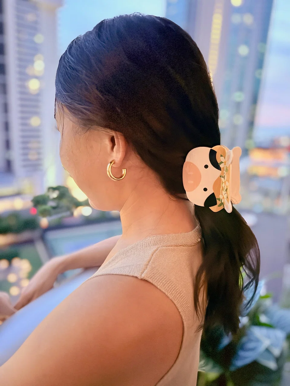 Elegant EDEN HAIR CLIP COW Convenient