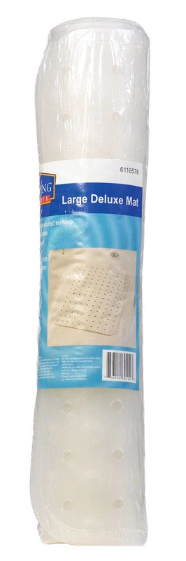 Next-Generation DELUXE BATH MAT 31.5 X 15 CLEAR LARGE Fast