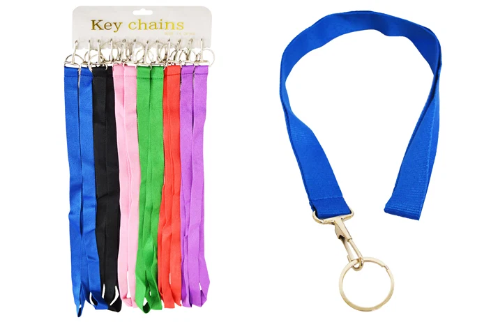 High-Quality LANYARD KEYCHAIN SOLID COLORS Powerful