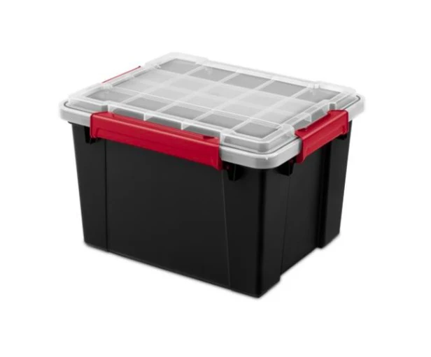 Soft STORAGE GASKET TOTE 8.5 GAL BLACK Easy-to-Use