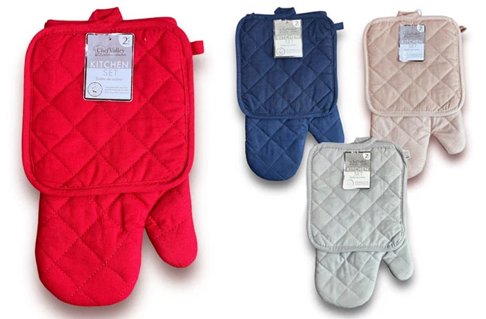 Quality OVEN MITT amp POTHOLDER SET Breathable