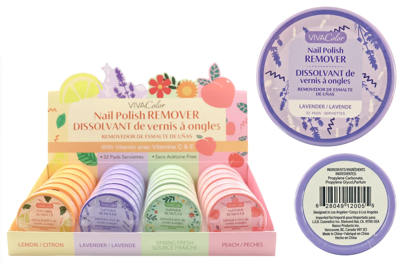 Classic NAIL POLISH REMOVER PADS Premium