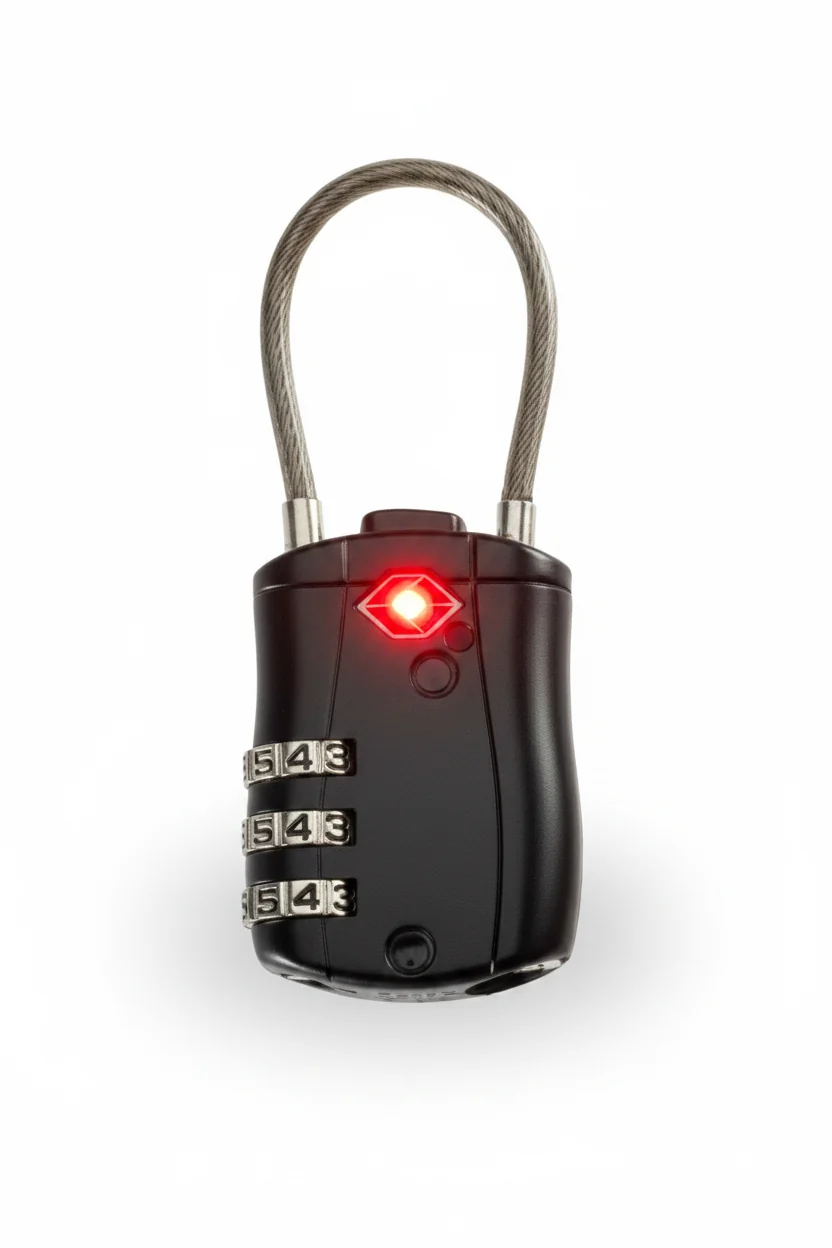 Refined EASY READ CABLE LOCK BLACK Powerful
