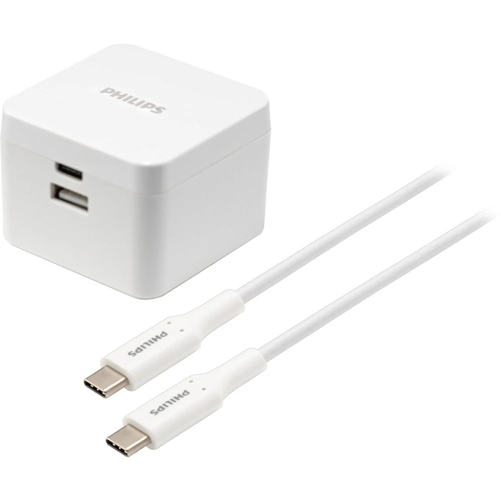 Prestigious PHILIPS AC CHARGING KIT USB-A USB-C Sophisticated