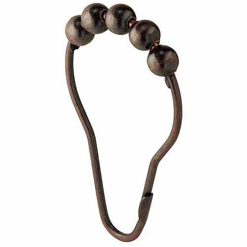 Expertly Made SHOWER CURTAIN RINGS 12PK BRONZE Selected