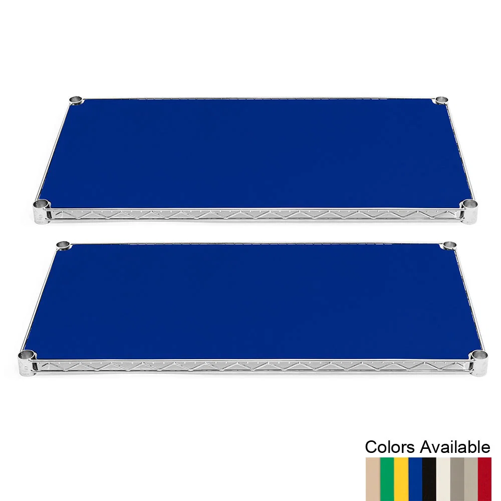 Modern 24 quot d x 60 quot w Plastic Wire Shelf Liners for Enclosures - 2-Pack Eco-Friendly