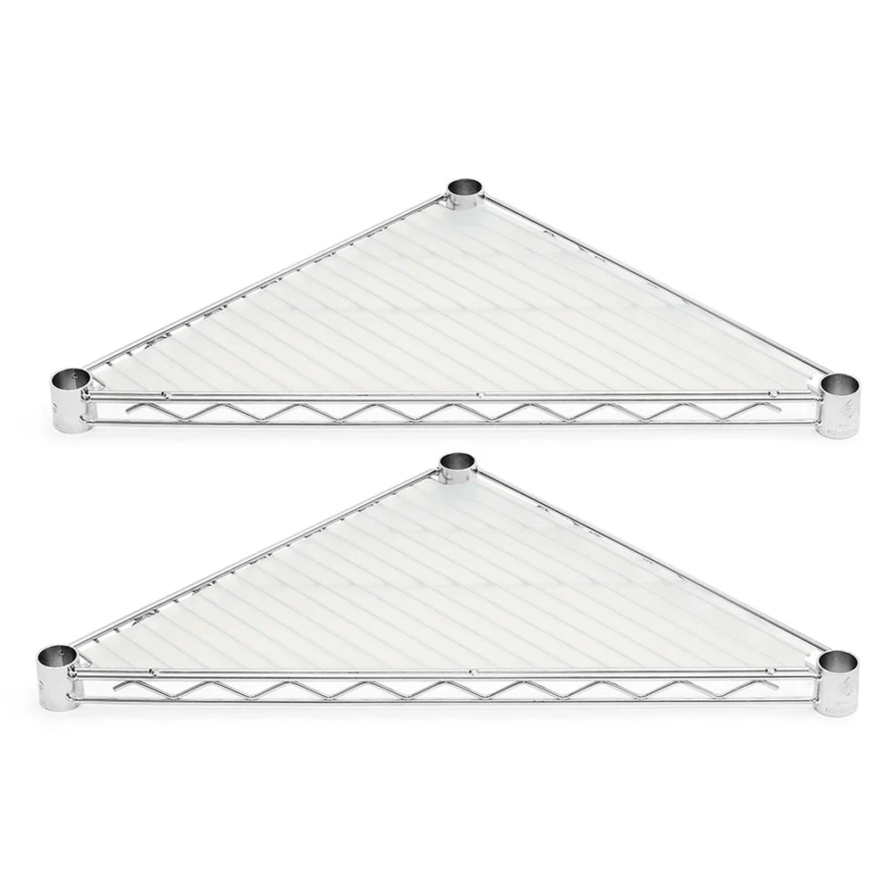 Versatile Acrylic Triangle Shelf Liner 2-Packs Pure