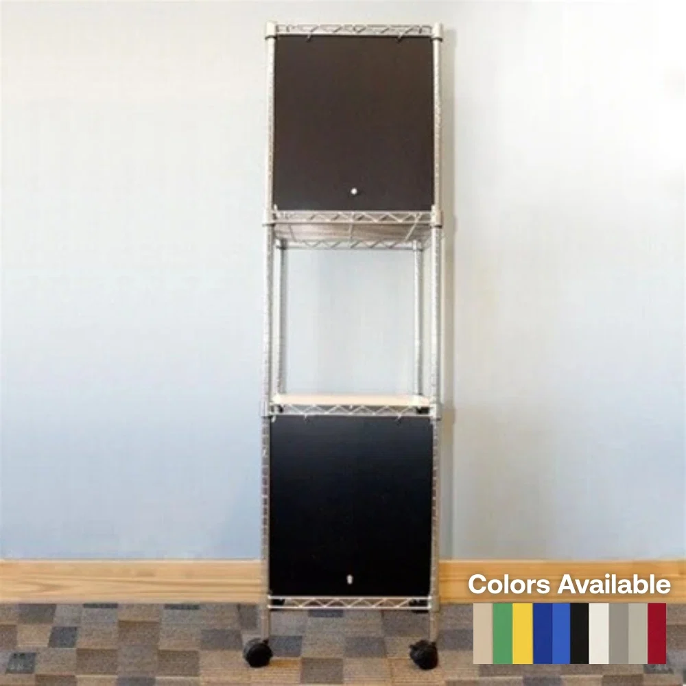 Classic 18 quot d x 24 quot w x 18 quot h Swing Door Wire Shelving Enclosures Relaxed