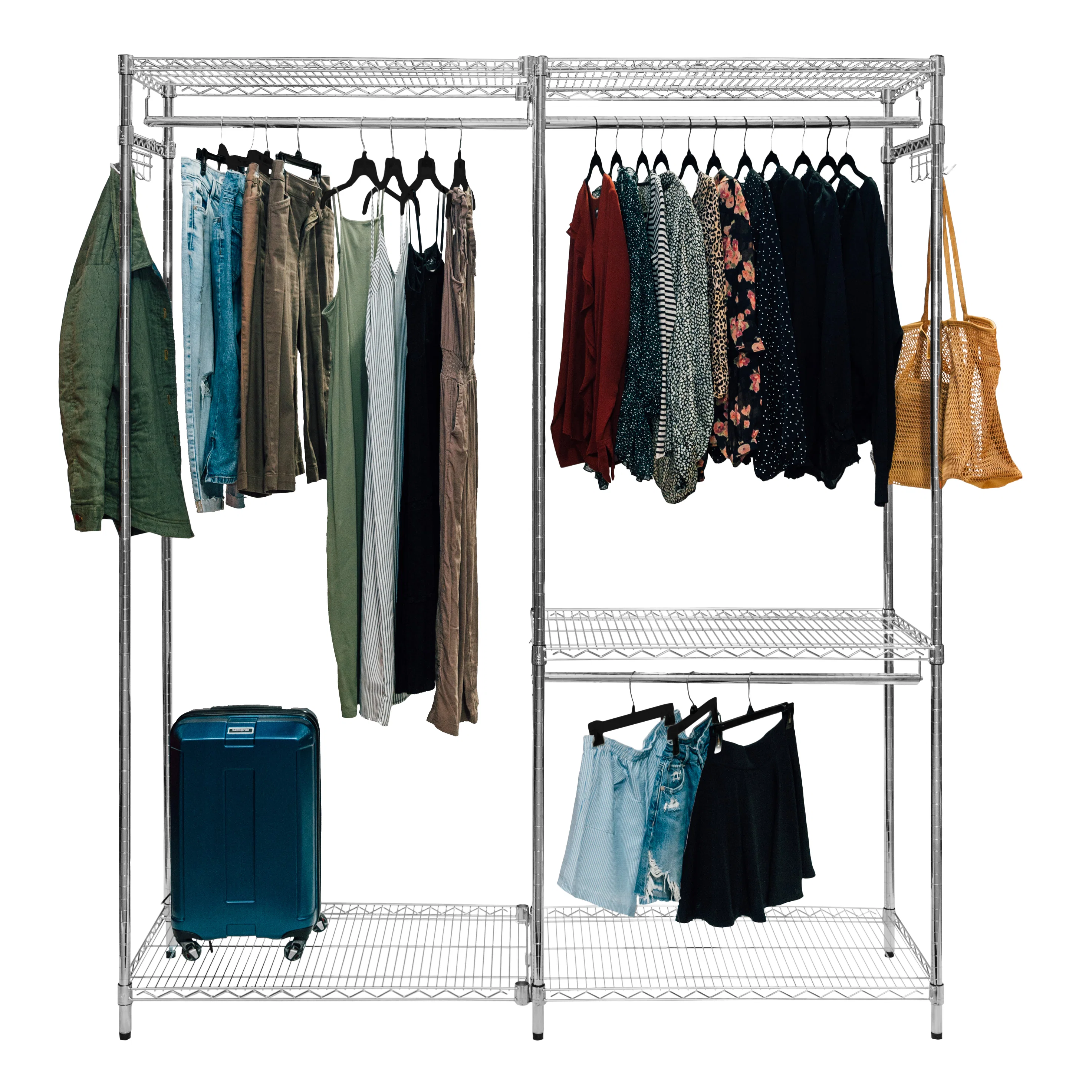 Unique 21 quot d Modular Closet Storage System Efficient
