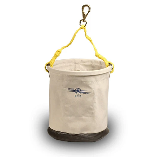 Next-Generation Estex Tool Bucket 12 quot x 15 quot Leather Bottom W Snap 2069 Sustainable