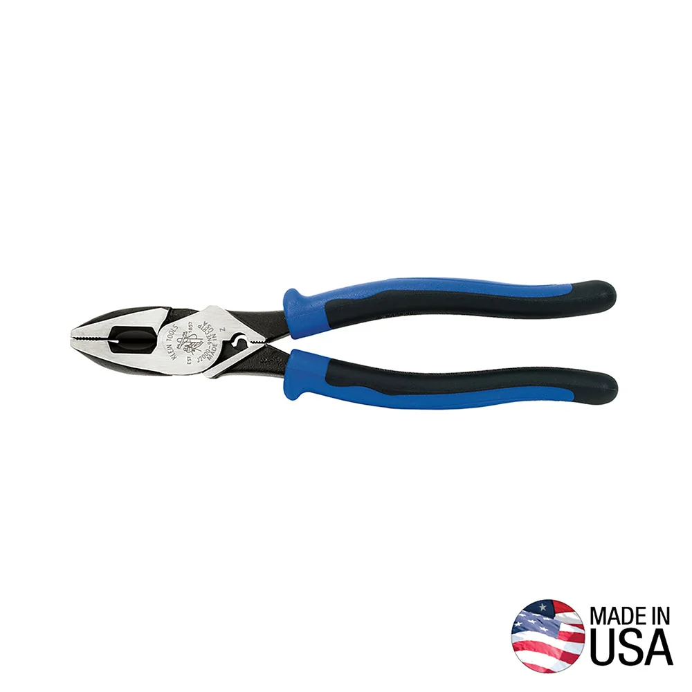 Elegant Klein Lineman 39 s Pliers Fish Tape Pull Crimping 9-Inch J2000-9NECRTP Fine