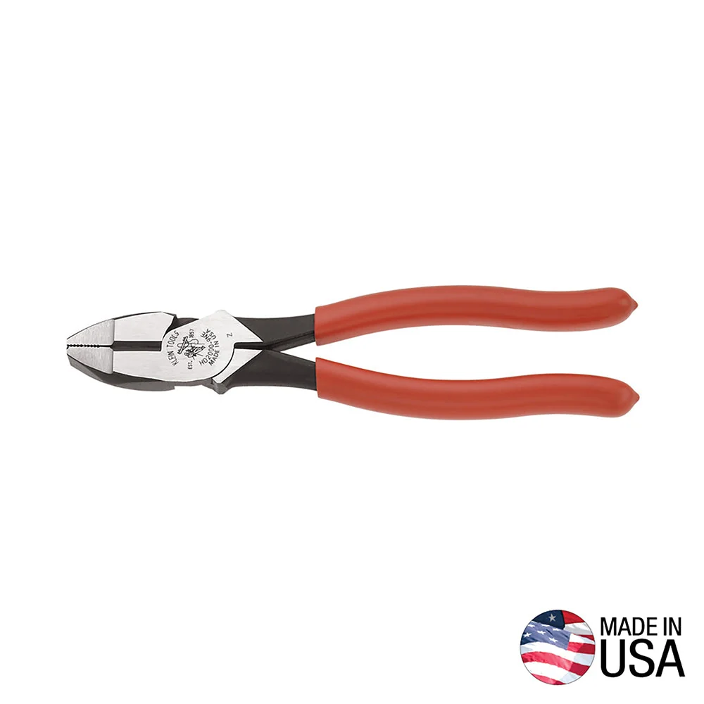 Professional Klein Heavy-Duty Lineman s Pliers Thicker-Dipped Handle HD2000-9NE Unique