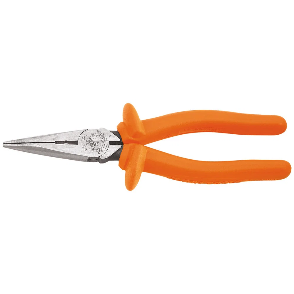 Effective Klein Long Nose Pliers Insulated 8-Inch D203-8-INS Eco-Friendly