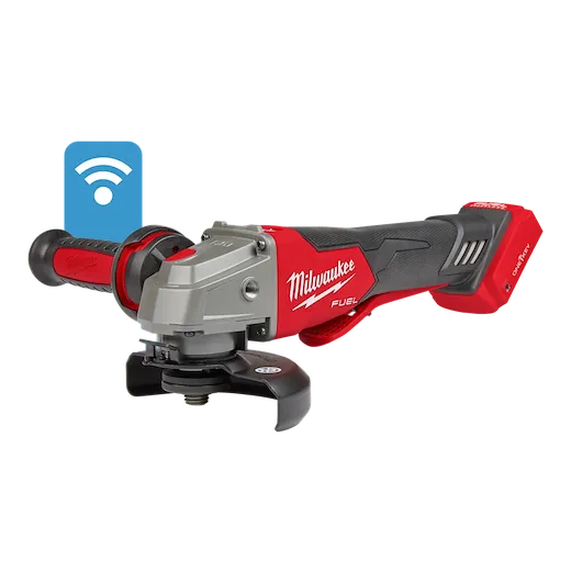 Elite Milwaukee M18 FUEL™ 4-1 2 quot 5 quot Braking Grinder w ONE-KEY™ Paddle Switch No Lock 2882-20 Refined