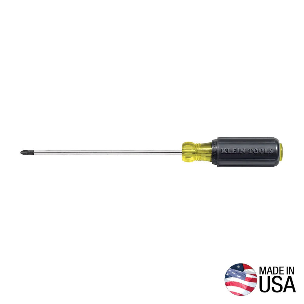 Easy-to-Use Klein 3 Phillips Screwdriver 6-Inch Round Shank 603-6 Pure