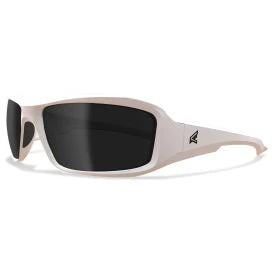 Reliable Edge Brazeau Torque Polarized Safety Glasses White Frame Smoke Lens TXB246 Versatile