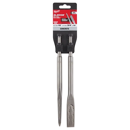 Excellent Milwaukee SDS Plus SLEDGE™ Bull Point amp Flat Chisel 2 PK 48-62-6080 Prestigious