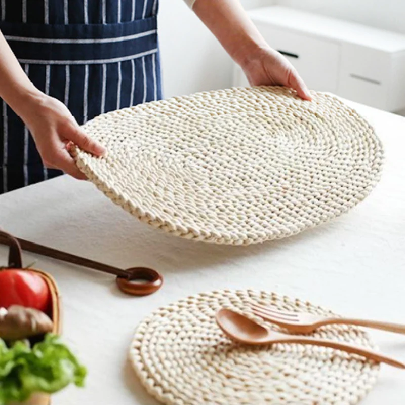 Original Design Ownkoti Oval Woven Placemats Table Mats 2PCS Comfortable