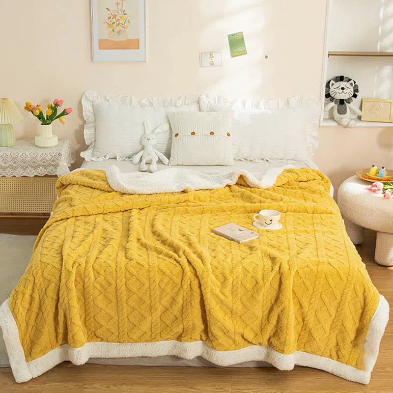 Effective Ownkoti Puffy Cozy Reversible Throw Blanket Unique