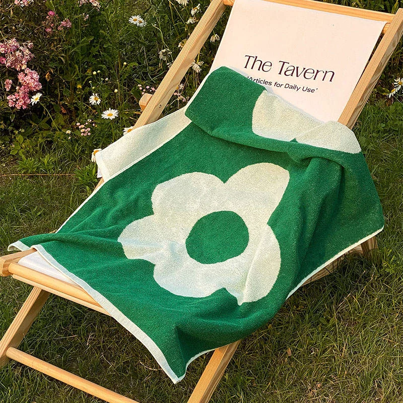 Detailed Ownkoti Flower Breathable Cotton Soft Towel Dependable