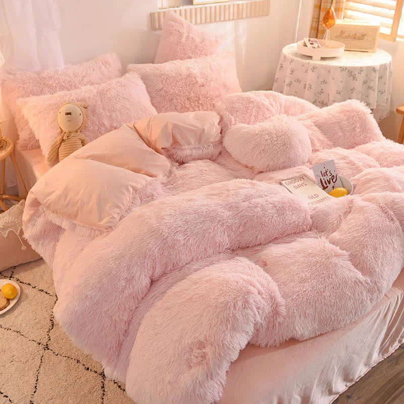 Reusable Ownkoti Fluffly Bedding Set Duvet Cover amp Pillowcase Responsible