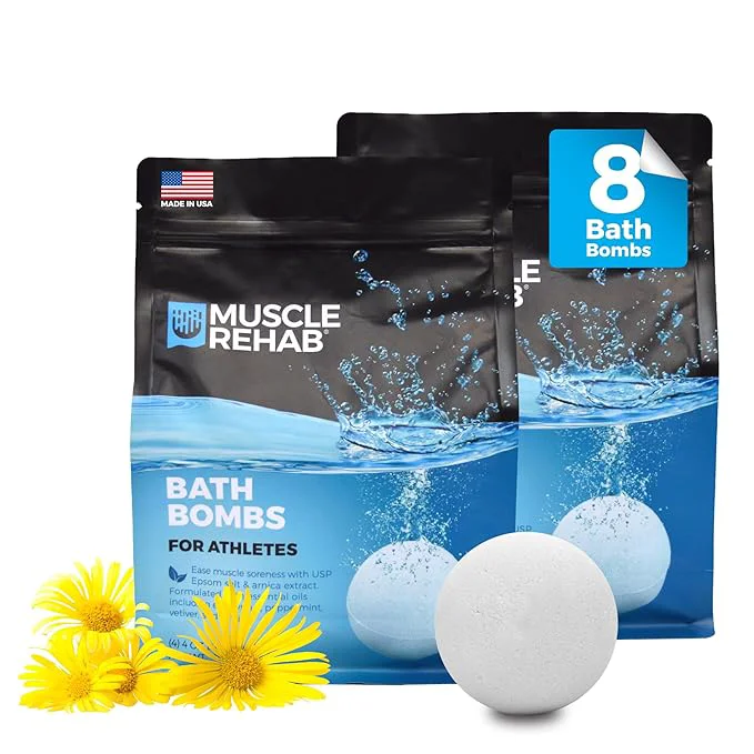 High-Grade Muscle Rehab Magnesium Epsom Salt Bath Bombs Traditional