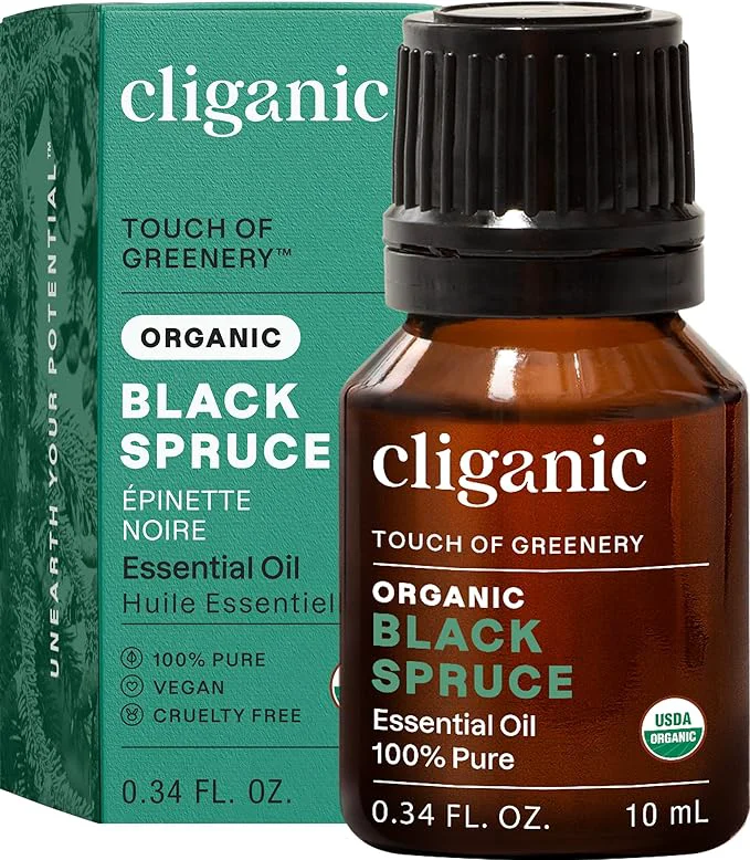 Artisan Cliganic Organic Black Spruce Aromatherapy Essential Oil Genuine