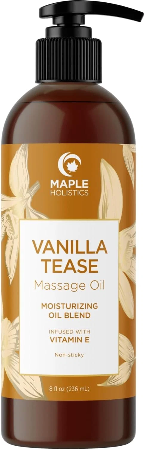 Carefully Designed Vanilla Sensual Massage Oil for Couples Efficient