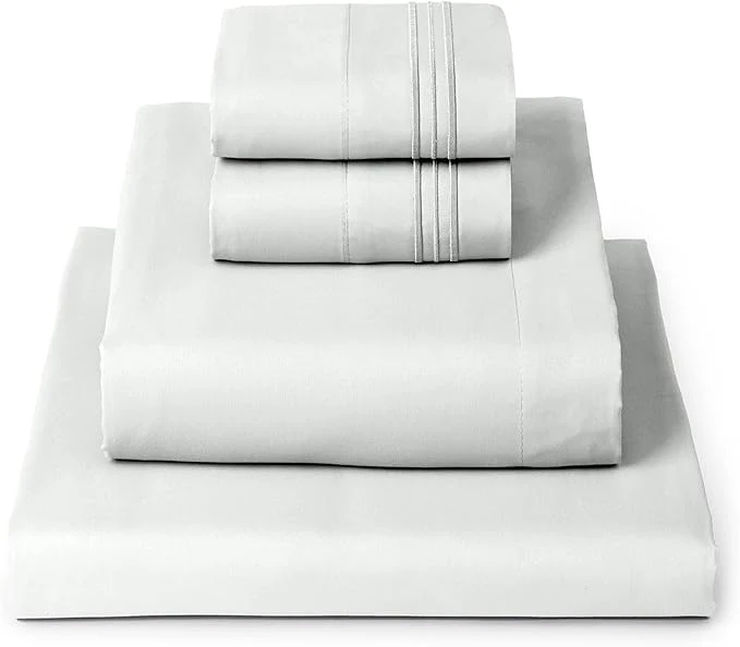 Artisan Mellanni Queen Sheets Set - 4 PC Iconic Collection Bedding - Hotel Luxury Extra Soft Cooling Bed Sheets - Wrinkle Fade Stain Resistant Queen Ivory Fine Crafted