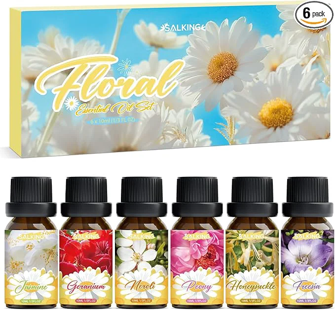 Comfortable SALKING Essential Oils Gift Set Pure Fragrance Oil Aromatherapy Essential Premium Material