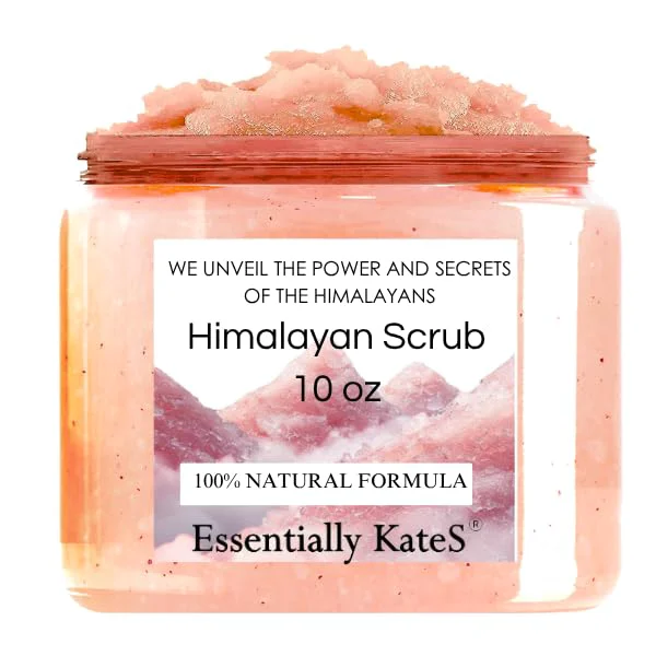 Original Himalayan Salt Body Scrub with Almond Oil Exfoliating Mineral Formula Original Design