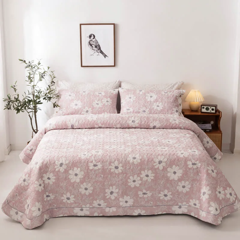 Elegant Ownkoti Country Style Floral Cotton Quilt Selected