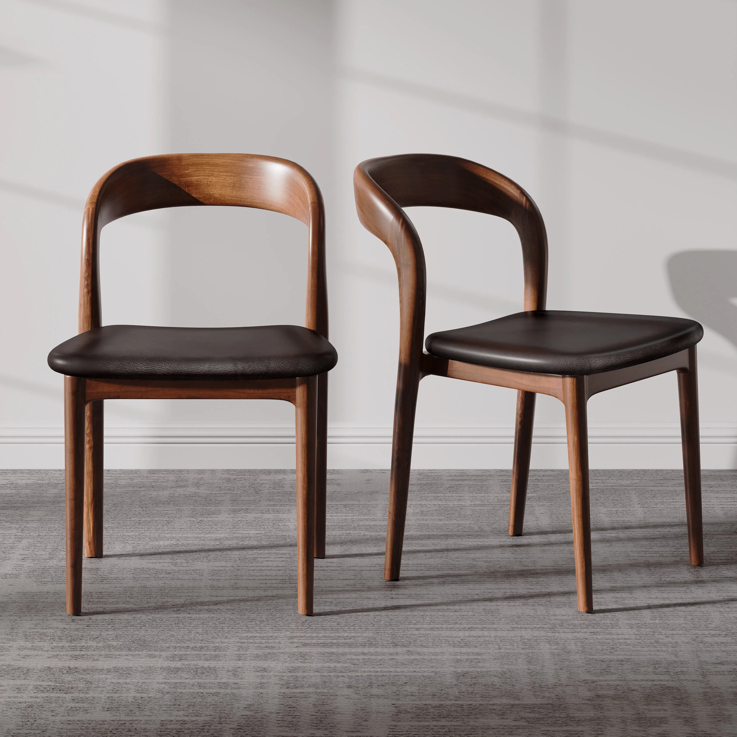 World-Class Ownkoti 2x 4x 6x Wooden Dining Chairs Soft Cushion Seat Exceptional