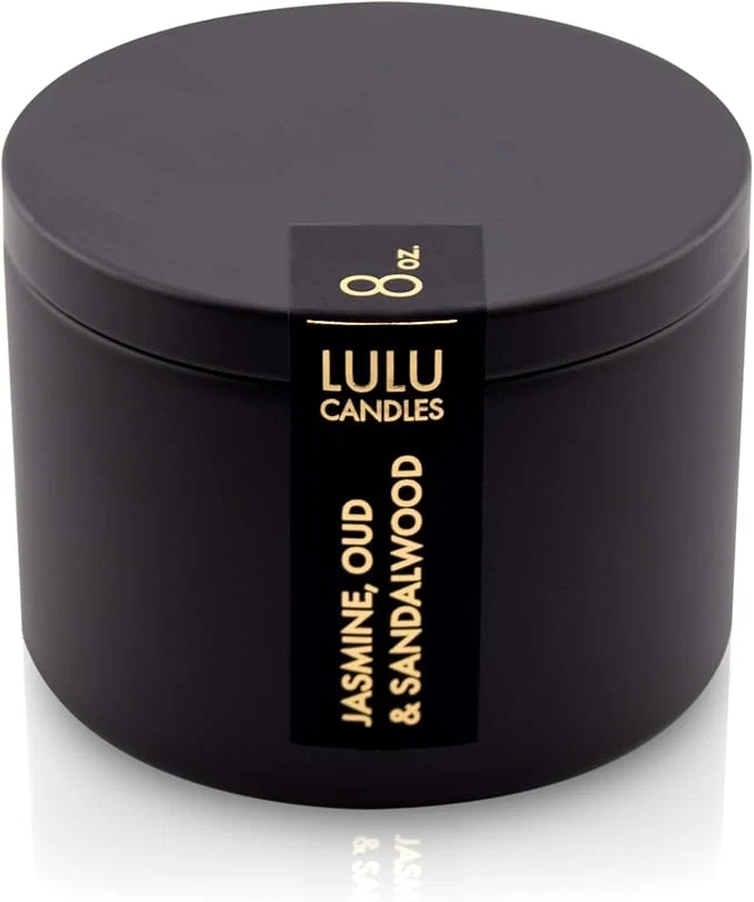 Functional Lulu Candles Jasmine Oud Sandalwood Scented Candle Smells Woodsy Dependable
