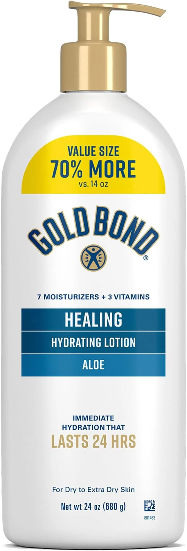 World-Class Gold Bond Healing Hydrating Body Lotion Secure