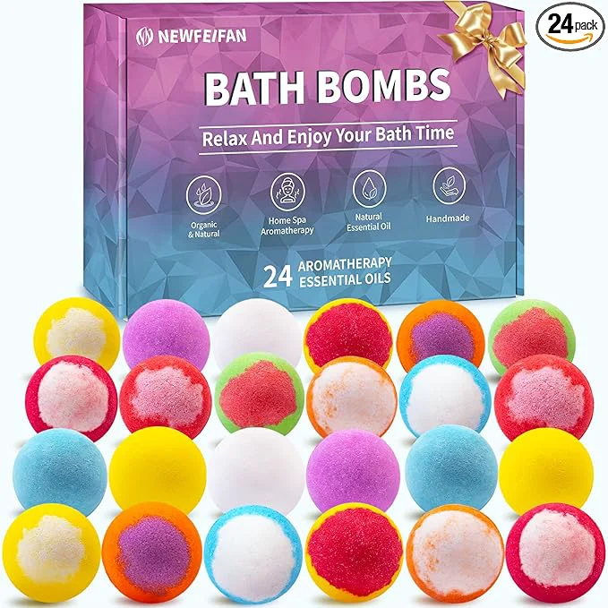 Prestigious Bath Bombs for Women Men Basket Set for Mothers Day Gifts for Mom Spa Relaxed