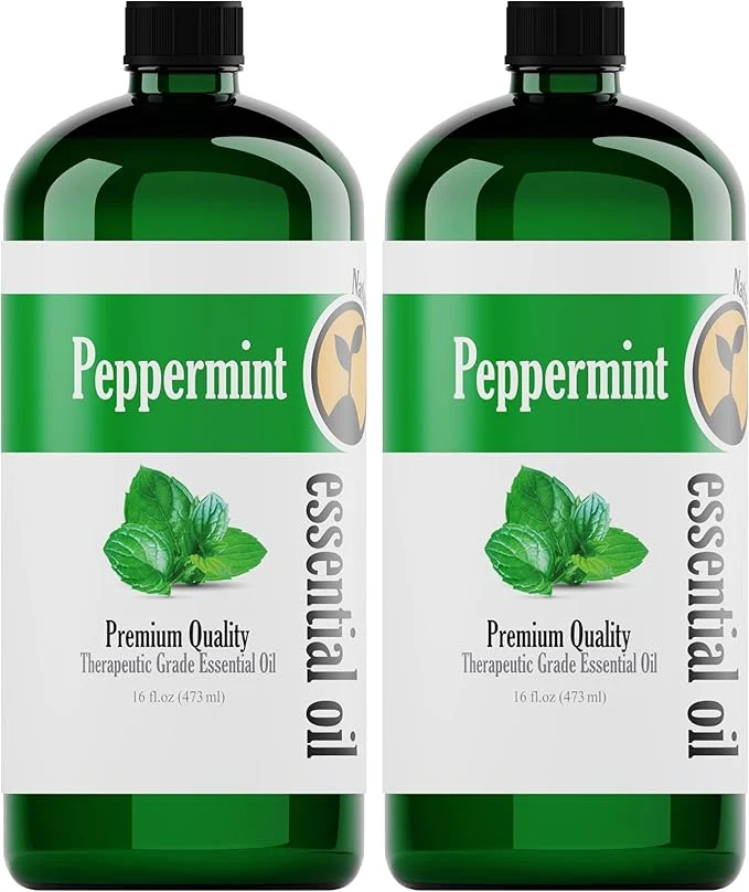 Carefully Designed Natures-Star Peppermint Essential Oil 2-Pack – Therapeutic Grade – Candle Functional