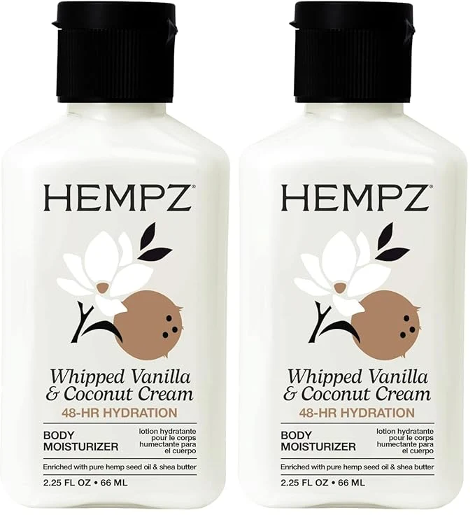 Selected Hempz Mini Whipped Vanilla Coconut Cream Body Hand Lotion 2.25 oz. Expertly Made