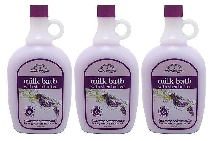 Flexible Village Nat. Bath Milk Bath Ultra-Moist Lavendr Chamo 28 Ounce Soft