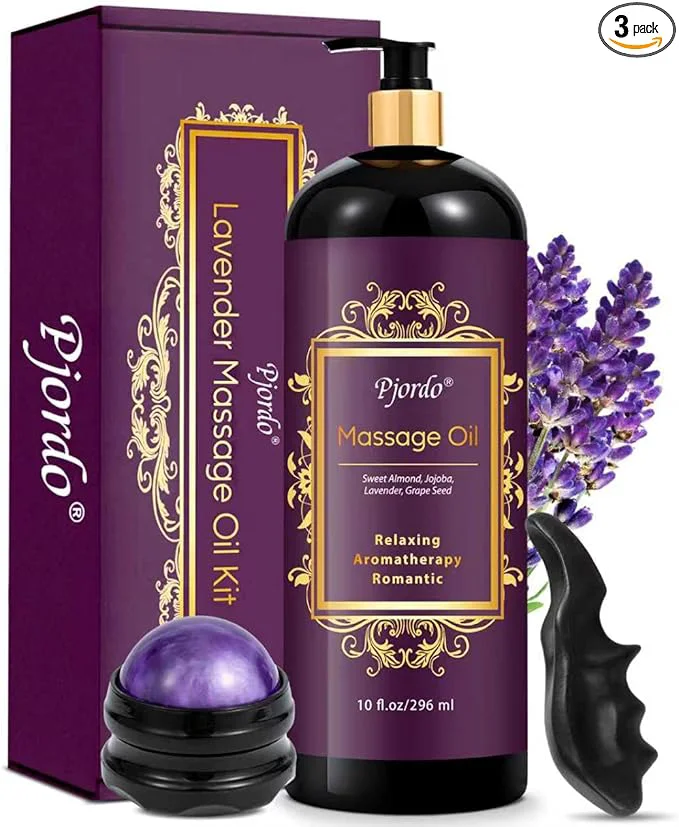 Next-Generation Pjordo Aromatherapy Lavender Massage Oil Massage Oil Consistent