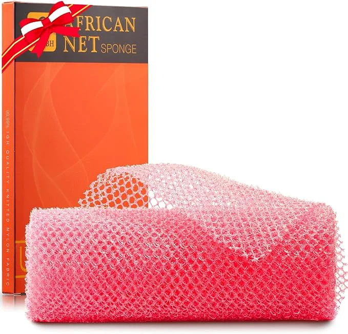 Breathable UJFQBH African Net Sponge African Net Long Net Bath Sponge Exfoliating Shower Enhanced