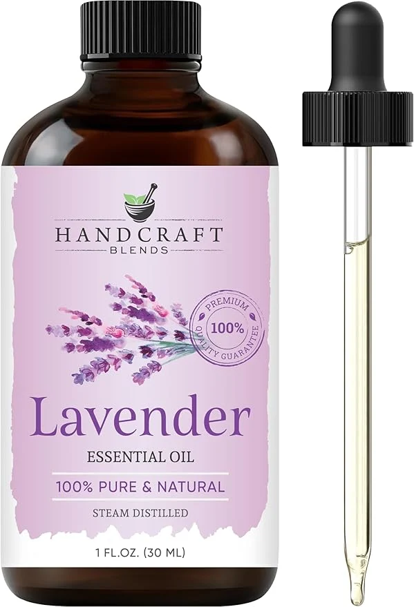Top-Quality Handcraft Blends Lavender Essential Oil – 1 Fl Oz – Pure and Natural – Artisan