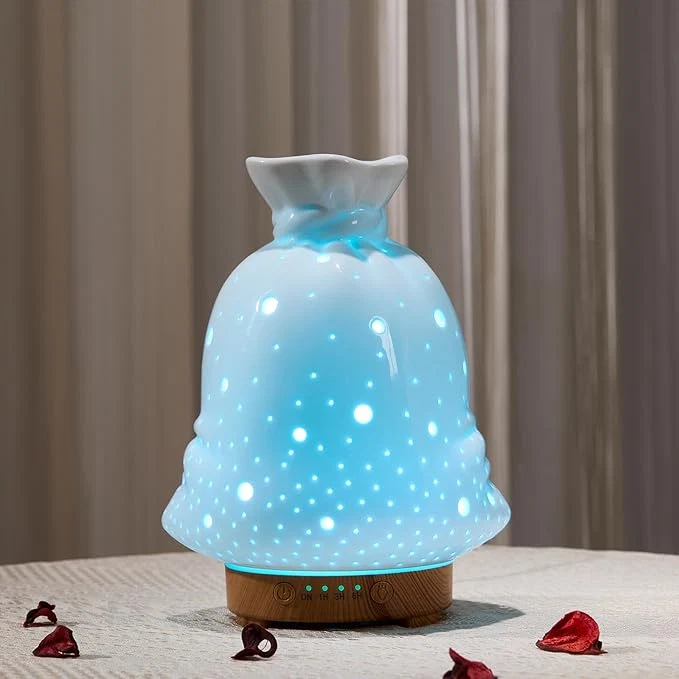 User-Friendly 160ML Ceramic Diffuser for Essential Oils Lucky Bag Aromatherapy Diffuser Crafted