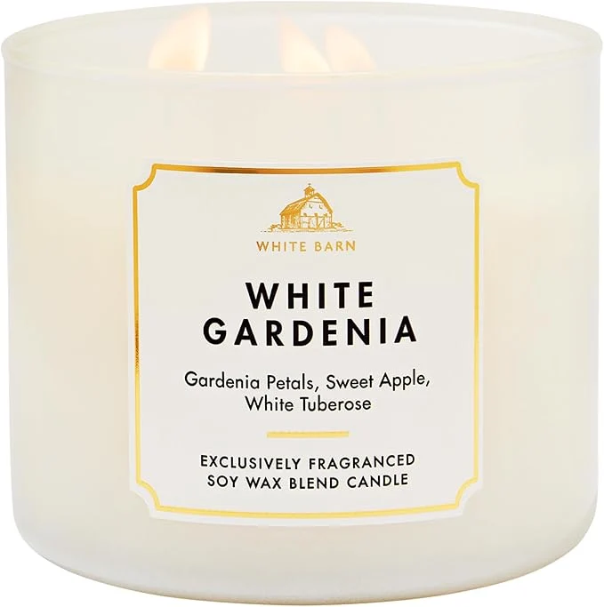 Quality Bath Body Works White Gardenia 3-Wick Candle Verified