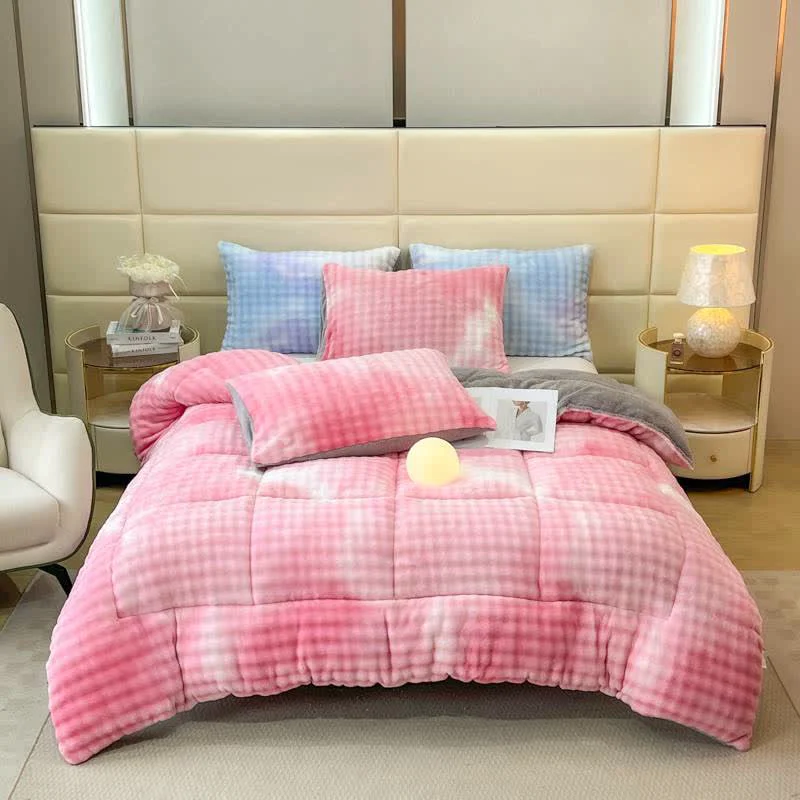 World-Class Ownkoti Fluffy Gradient Color Sherpa Warm Blankets Fine Crafted